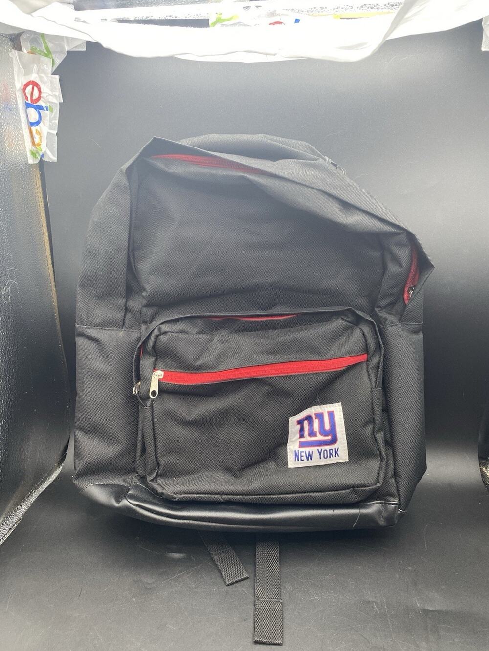 NFL New York Giants Football School Book Bag Backpack Black NFL Brand FOCO